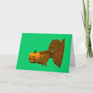 Funny Orange Guppy Card