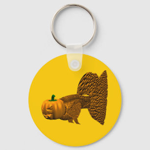 Funny Orange Guppy Key Ring