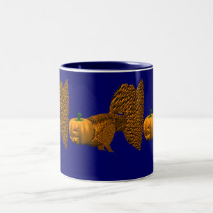 Funny Orange Guppy Two-Tone Coffee Mug