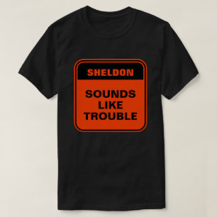 Funny orange sounds like trouble personalised T-Shirt