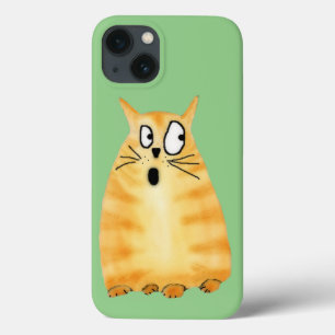 Funny Orange Tabby Cat iPhone 13 Case
