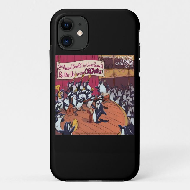 Funny Orca Whale Orchestra iPhone 5 Case (Back)