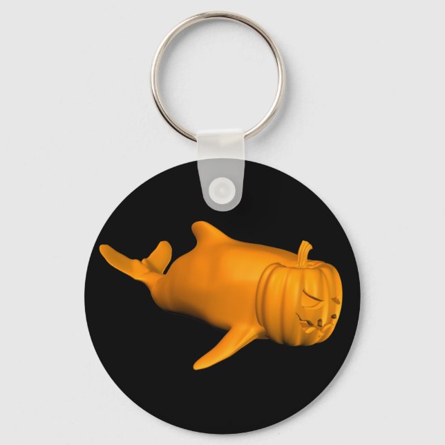 Funny Orcinus orca Key Ring (Front)