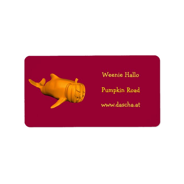 Funny Orcinus orca Label (Front)