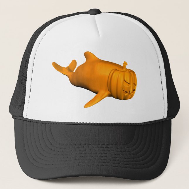 Funny Orcinus orca Trucker Hat (Front)