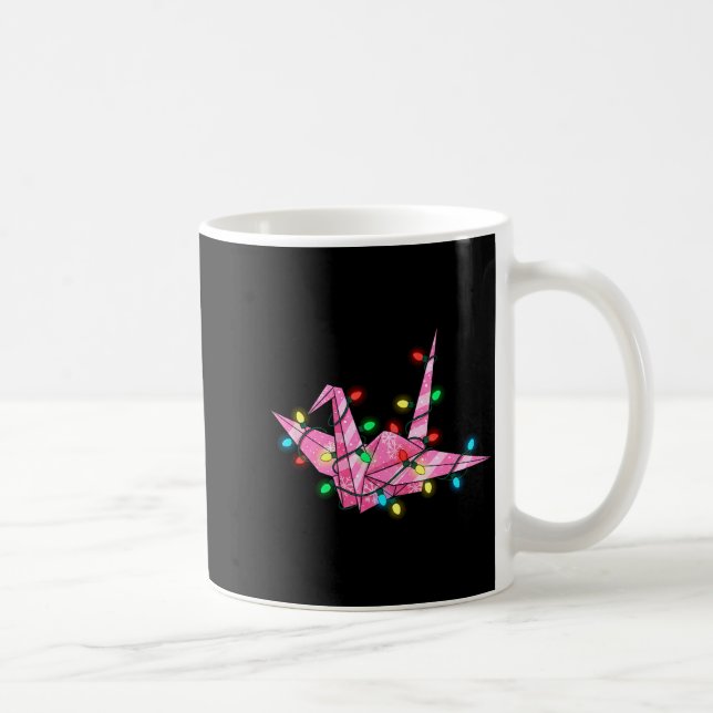 Funny Origami Christmas Graphics Lights Lover  Coffee Mug (Right)