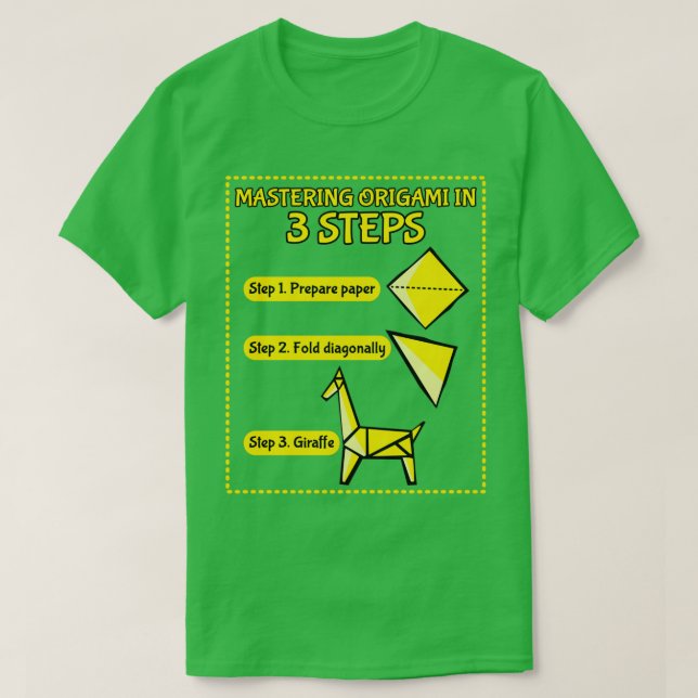 Funny Origami T-Shirt (Design Front)