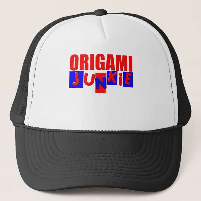 Funny Origami Trucker Hat (Front)