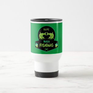 Funny original fishing gifts  travel mug