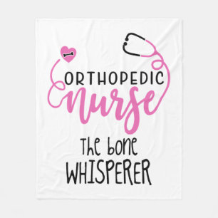 Funny Orthopaedic Nurse quote the bone whisperer - Fleece Blanket