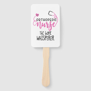 Funny Orthopaedic Nurse quote the bone whisperer - Hand Fan
