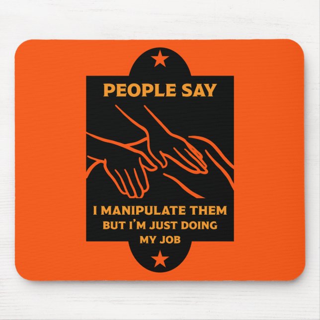 Funny Osteopath Gifts Mouse Pad (Front)
