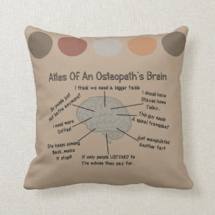 Funny Osteopath's Brain Cushion