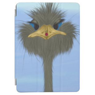 Funny Ostrich George And The Cute Ladybug iPad Air Cover