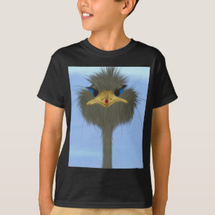 Funny Ostrich George And The Cute Ladybug T-Shirt