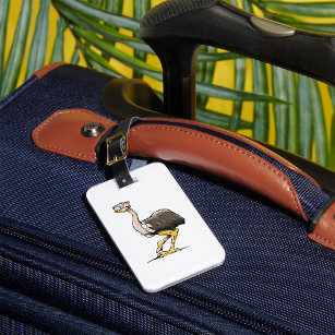 Funny Ostrich Luggage Tags