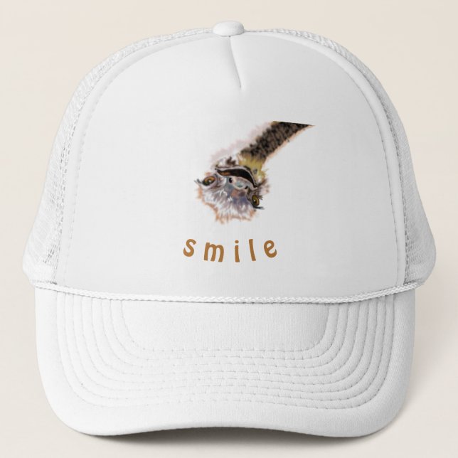Funny Ostrich Trucker Hat (Front)