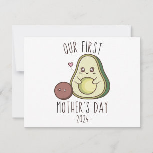 Funny Our First Mother's Day Holiday Card