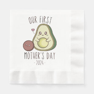 Funny Our First Mother's Day Napkin