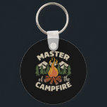 Funny Outdoor Camping Crew Master Of The Campfire  Key Ring<br><div class="desc">Funny Outdoor Camping Crew Master Of The Campfire Men Women</div>