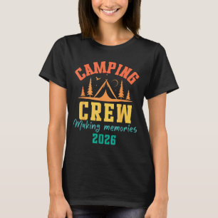 Funny outdoor family matching group camping crew T-Shirt