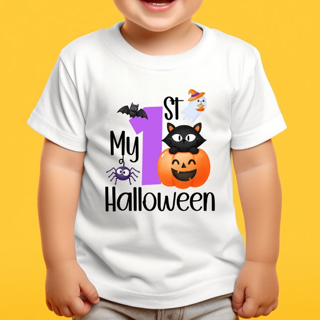 Funny Outfit Gift Cute Costume  My 1st Halloween Baby T-Shirt (Creator Uploaded)