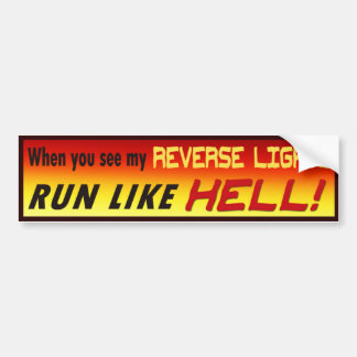 Funny Over the Hill Bumper Sticker. Bumper Sticker