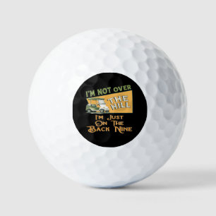 Funny Over The Hill Golf Balls 60th Birthday