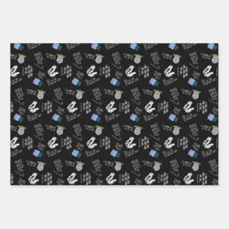 Funny Over The Hill Wrapping Paper