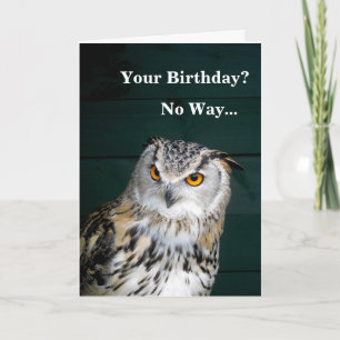 Funny Owl Card