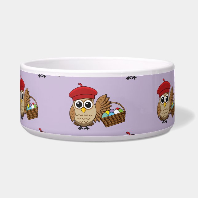 Funny Owl Easter Egg Hunt Pattern (Front)