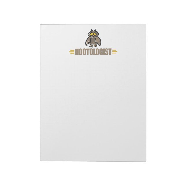 Funny Owl Notepad (Rotated)