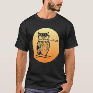 Funny Owl Shirt Gift for Bookworms