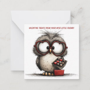 Funny Owl Valentine Card