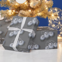 Funny Owl We Want for Christmas ... Snowy Owls