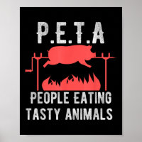 Funny P.e.t.a People Eating Tasty Animals Bbq Kids