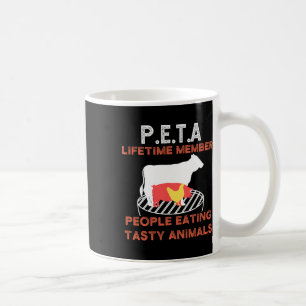 Funny P.e.t.a People Eating Tasty Animals Bbq Love Coffee Mug