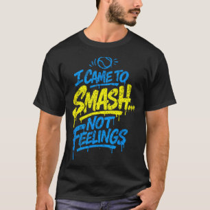 Funny padel smash not feelings quote T-Shirt