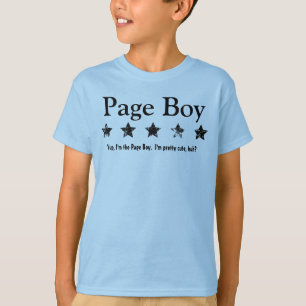 Funny Page Boy Grunge Stars Custom Name A01 T-Shirt