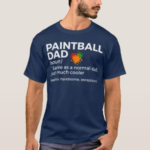 Funny Paintball Dad Definition Paintballing boy T-Shirt