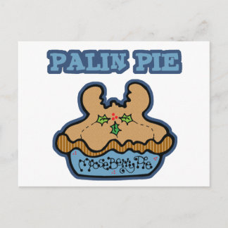 Funny Palin (Moose Berry) Pie Postcard