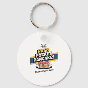 Funny Pancake Breakfast Saying Key Ring