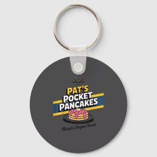 Funny Pancake Breakfast Saying Key Ring