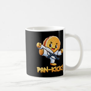 Funny Pancake Pan Karate Taekwondo Kick Boys Girl Coffee Mug