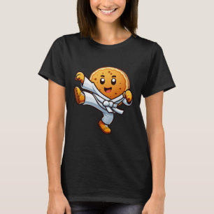 Funny Pancake Pan Karate Taekwondo Kick Boys Girl T-Shirt
