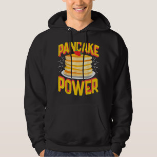 Funny Pancake Power, Bodybuilding Pre-Workout Hoodie