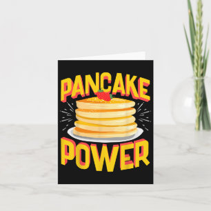 Funny Pancake Power Card