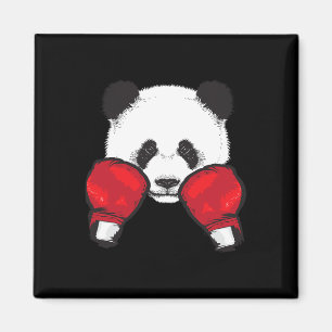 Funny Panda Boxing Cool Animal Lover Gloves Boxer  Magnet