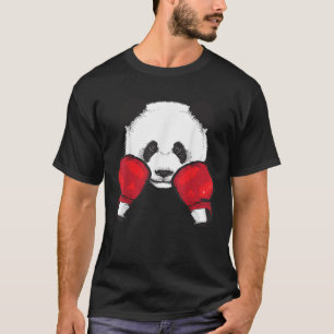 Funny Panda Boxing Cool Animal Lover Gloves Boxer  T-Shirt