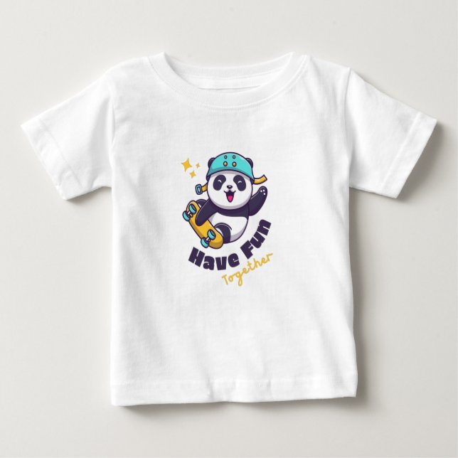 Funny Panda Cute For Animals Lover      Baby T-Shirt (Front)